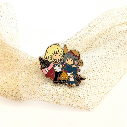 Howl's Moving Castle Ghib Chib Pin - Sancaricraft Legacy Collection