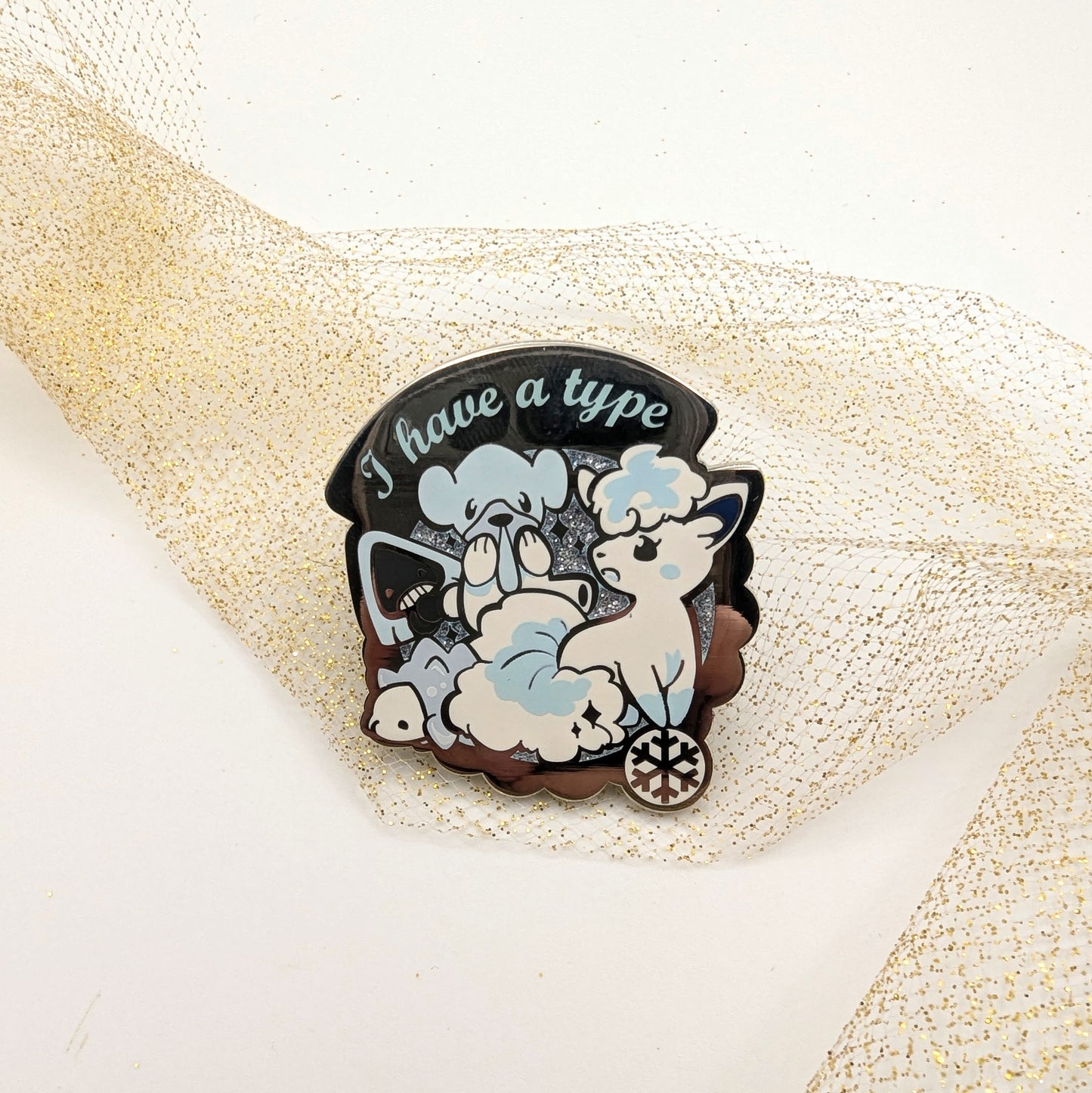 Pokemon Ice Type Pin - Sancaricraft Legacy Collection