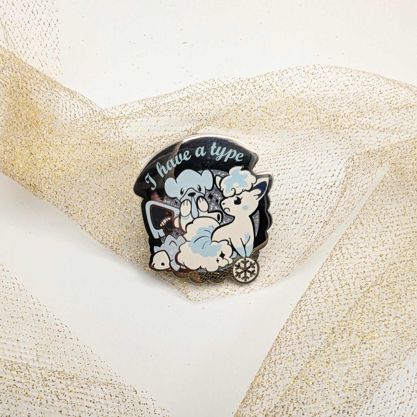 Pokemon Ice Type Pin - Sancaricraft Legacy Collection