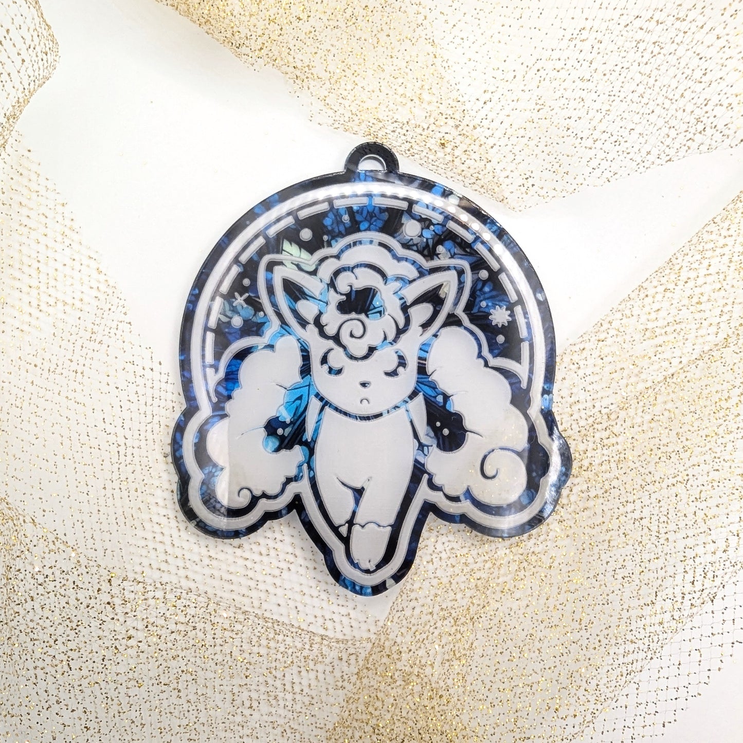 Alolan Vulpix Acrylic Ornament / Mini Suncatcher