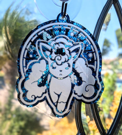 Alolan Vulpix Acrylic Ornament / Mini Suncatcher