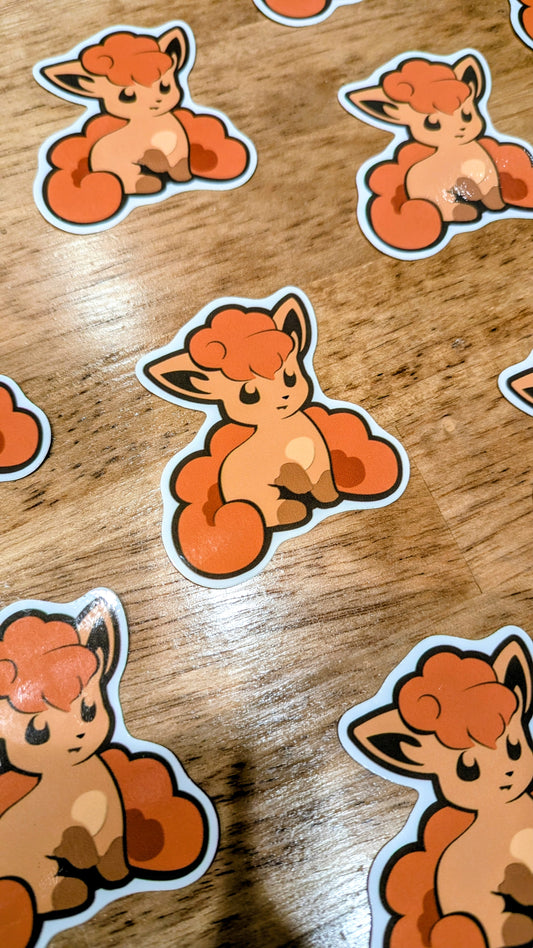 Fire Fox Sticker