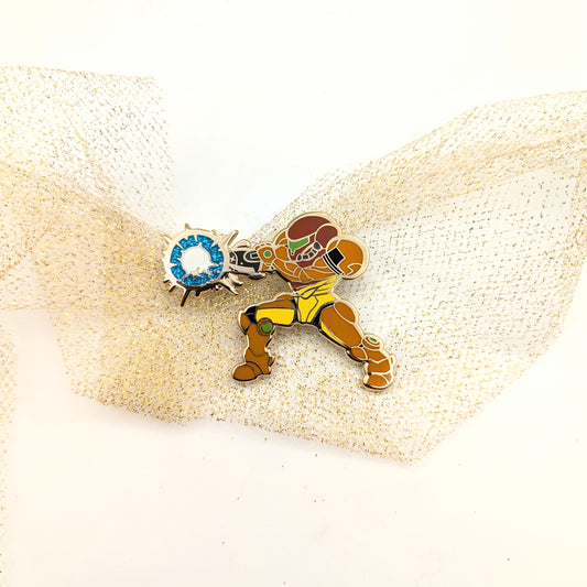 Samus Pin - Sancaricraft Legacy Collection